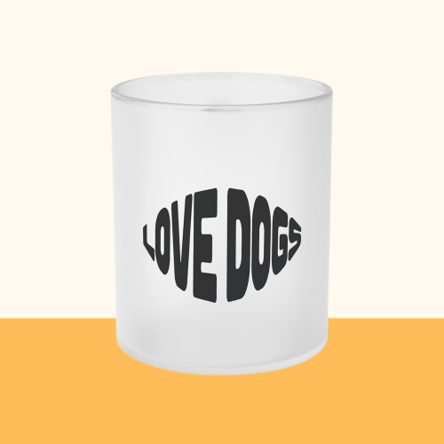 Milchglas "LOVE DOGS" Größe: 11oz| Pawzlove