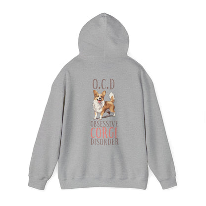 Backprint Heavy Blend™ Hooded Sweatshirt "Corgi"