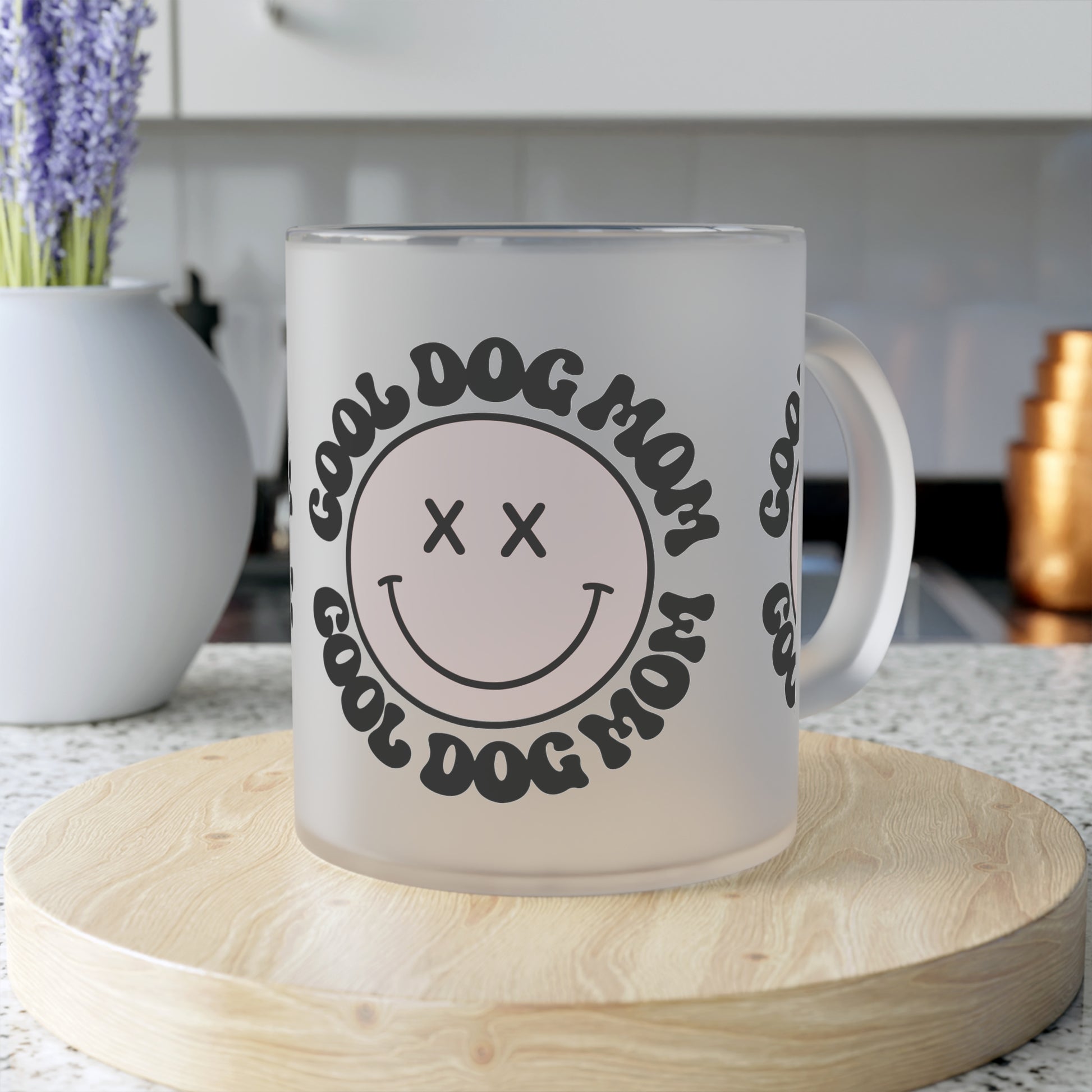 Milchglas "Cool Dog Mom" Volumen: 0.33 Liter| Pawzlove