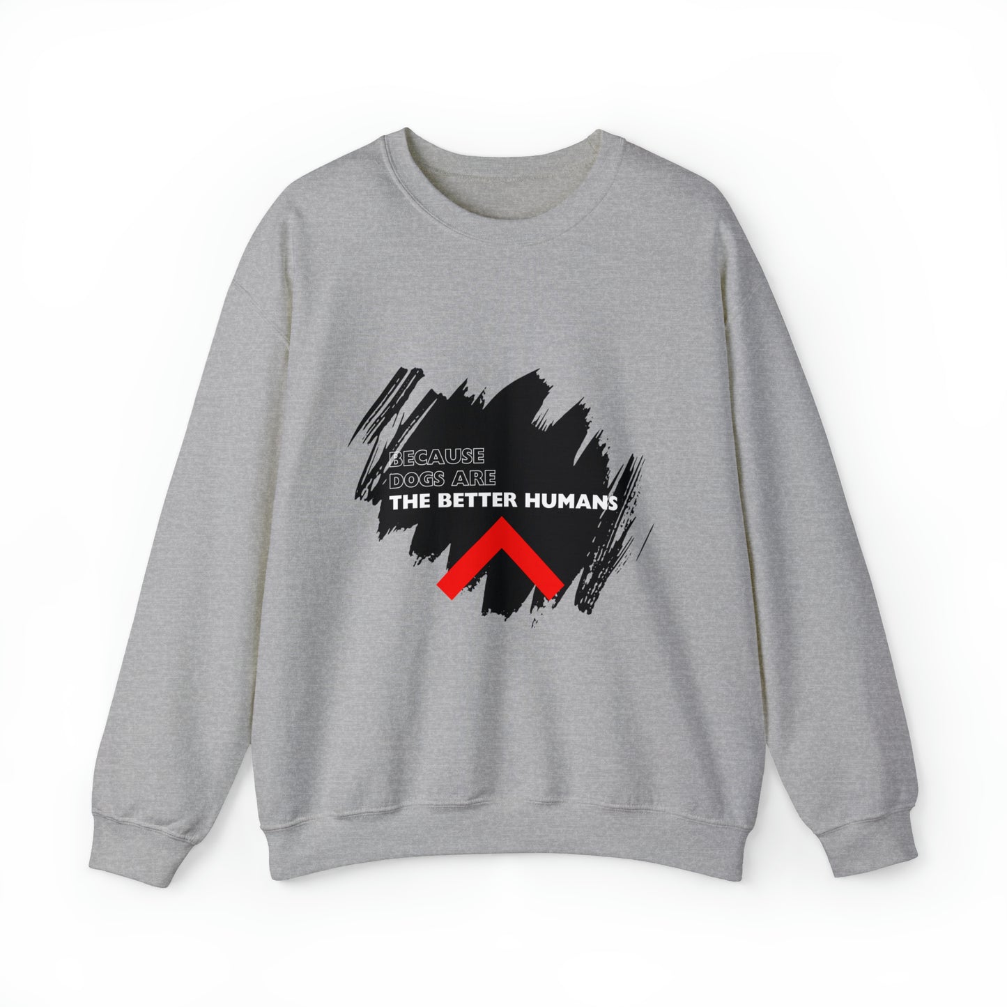 Heavy Blend™ Crewneck Sweatshirt "Dogs are the better humans"