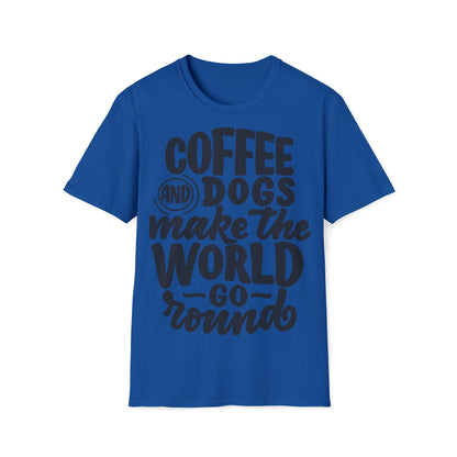 Softstyle T-Shirt "Coffee and Dogs"