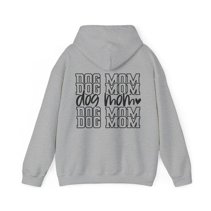 Backprint Heavy Blend™ Hooded Sweatshirt "Dog Mom"