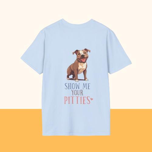 Backprint Softstyle T-Shirt "Pitties"