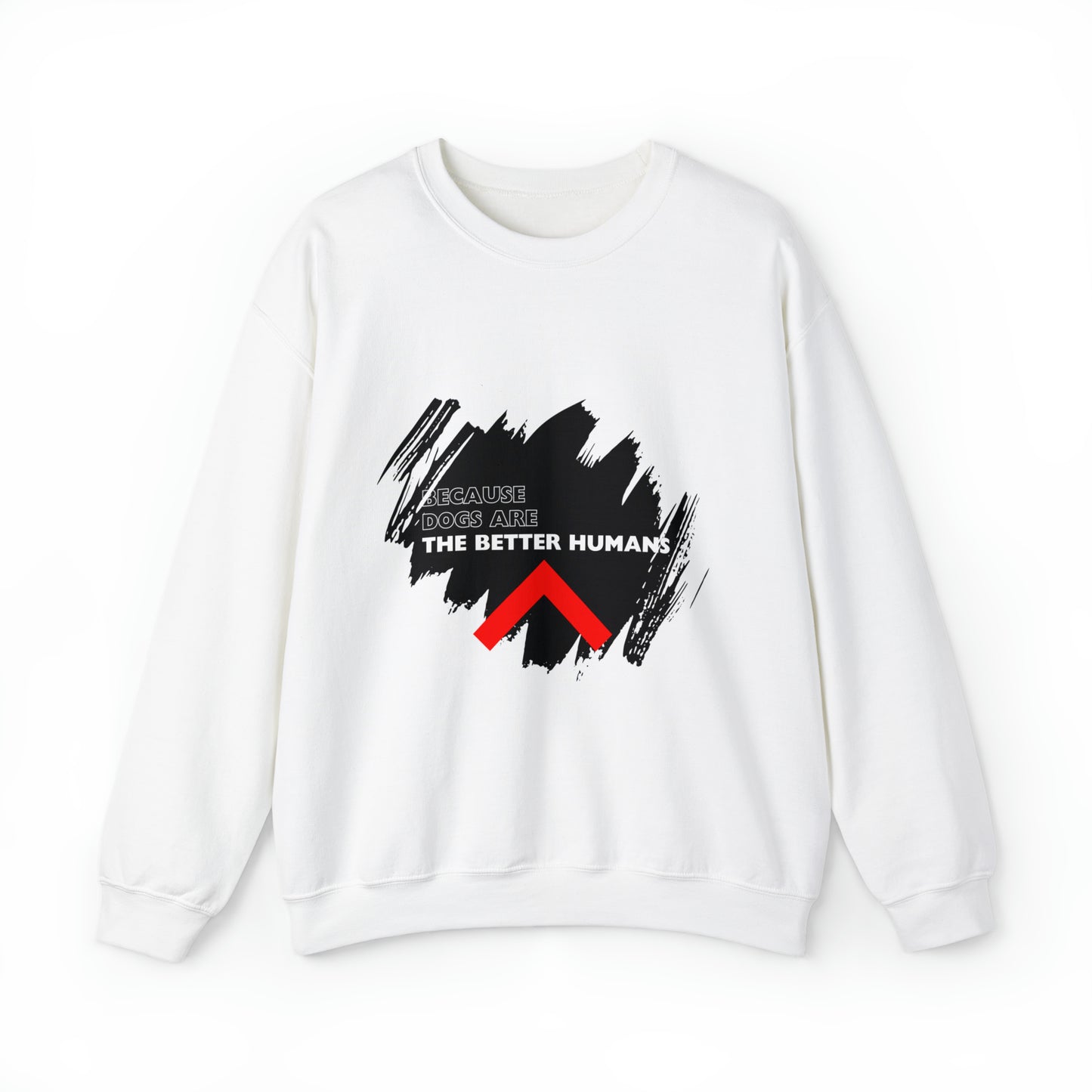 Heavy Blend™ Crewneck Sweatshirt "Dogs are the better humans"