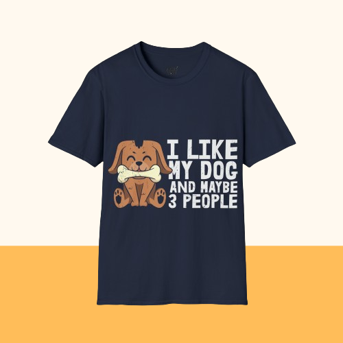 Softstyle T-Shirt "I like my Dog"