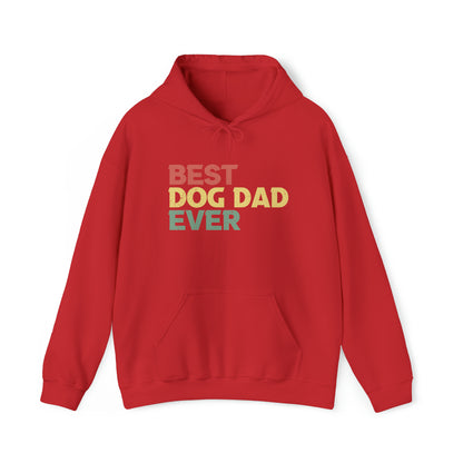 Heavy Blend™ Hooded Sweatshirt "Best Dog Dad ever" Farbe: Rot| Pawzlove