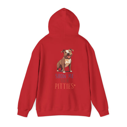 Backprint Heavy Blend™ Hooded Sweatshirt "Pitties"