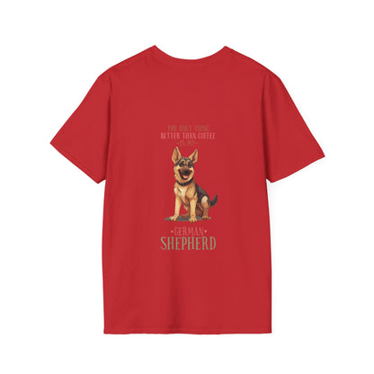 Backprint Softstyle T-Shirt "German Shepherd"