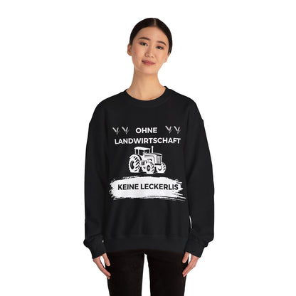 Heavy Blend™ Crewneck Sweatshirt "Ohne Landwirtschaft keine Leckerlis"