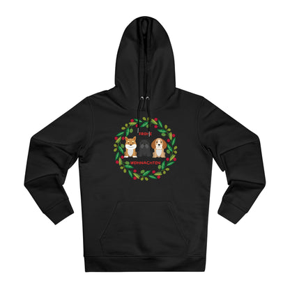 Cruiser Hoodie "Frohe Weihnachten" Farbe: Schwarz| Pawzlove