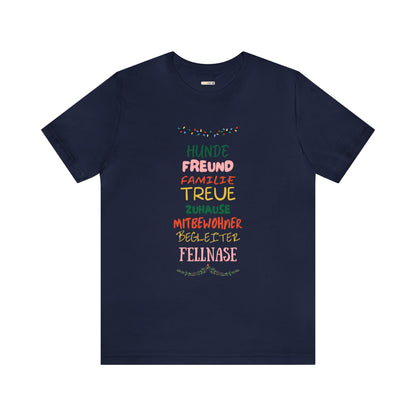 Short Sleeve T-Shirt "Frohe Weihnachten"