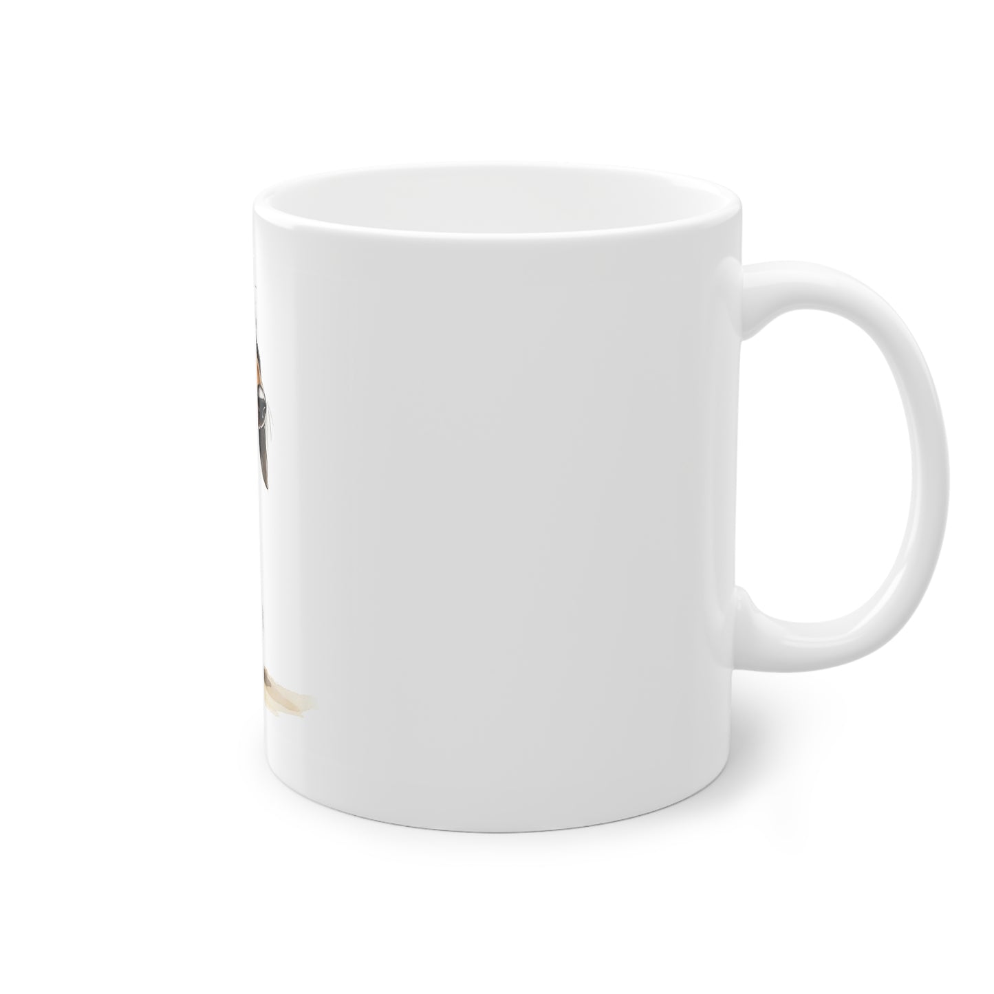 Weiße Tasse "Funny Dachshund" Volumen: 0.33 Liter| Pawzlove