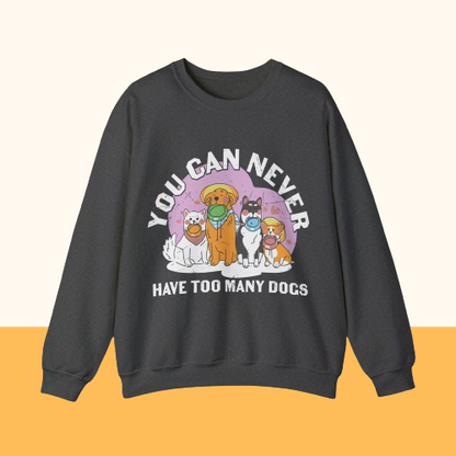 Crewneck Sweatshirt "Many Dogs"