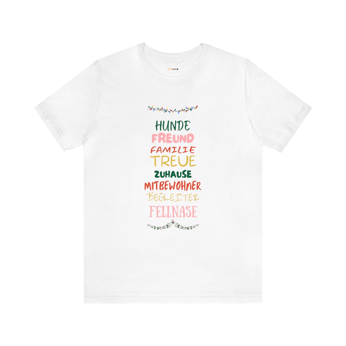 Short Sleeve T-Shirt "Frohe Weihnachten"