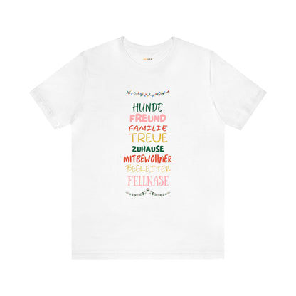 Short Sleeve T-Shirt "Frohe Weihnachten"