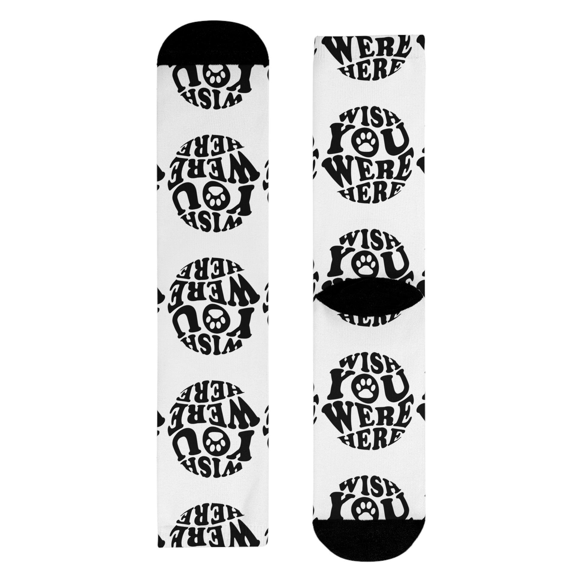 Socken "WISH YOU WERE HERE" Size: S| Pawzlove