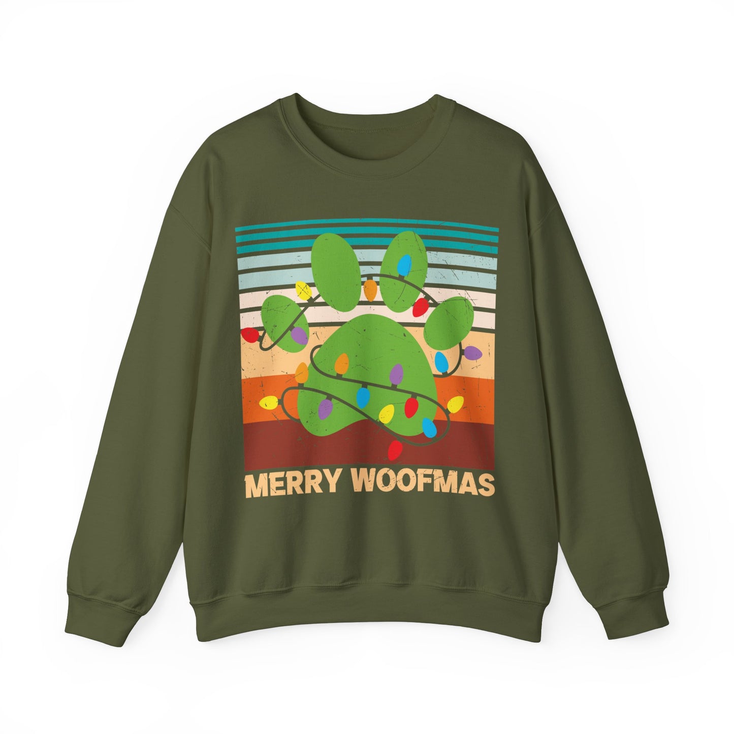 Heavy Blend™ Crewneck Sweatshirt "Merry Woofmas"