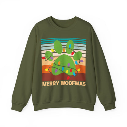 Heavy Blend™ Crewneck Sweatshirt "Merry Woofmas"