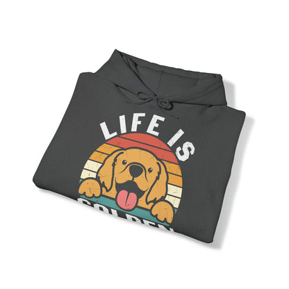 Heavy Blend™ Hooded Sweatshirt "Life is Golden"