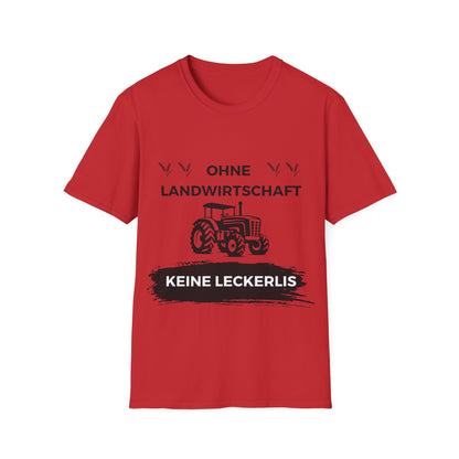 Softstyle T-Shirt "Ohne Landwirtschaft keine Leckerlis"