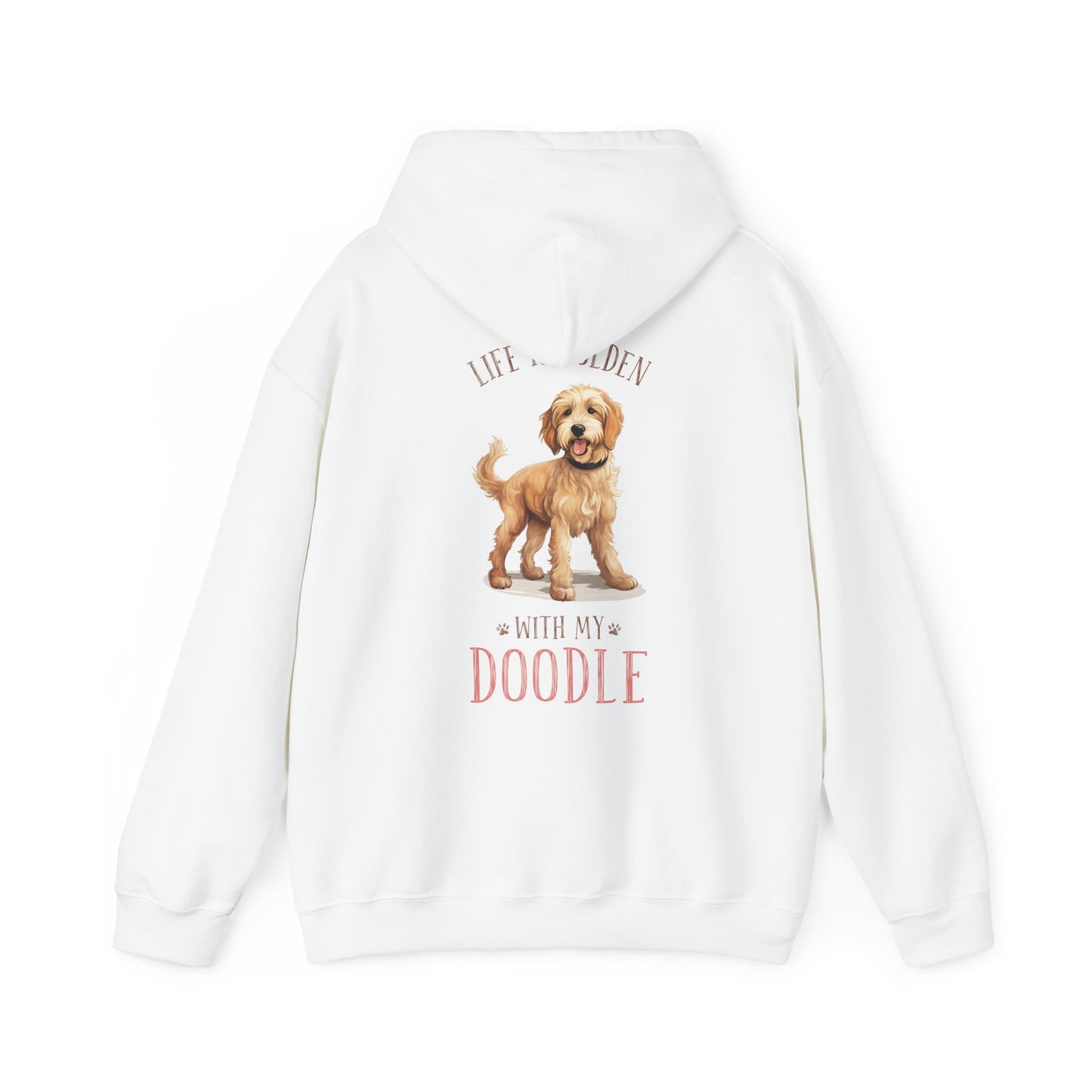 Backprint Heavy Blend™ Hooded Sweatshirt "Doodle"