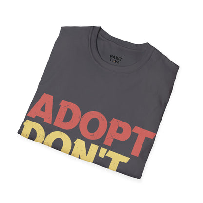 Softstyle T-Shirt "Adopt don't shop"