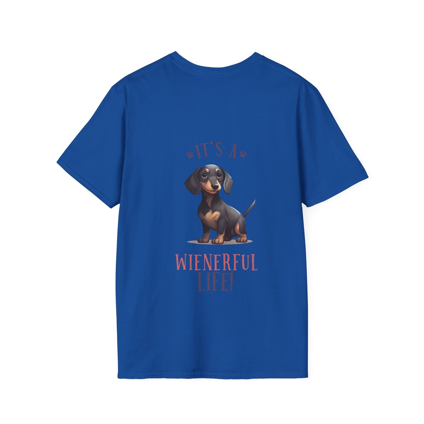 Backprint Softstyle T-Shirt "Wienerful Life"