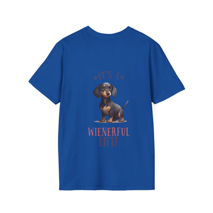 Backprint Softstyle T-Shirt "Wienerful Life"