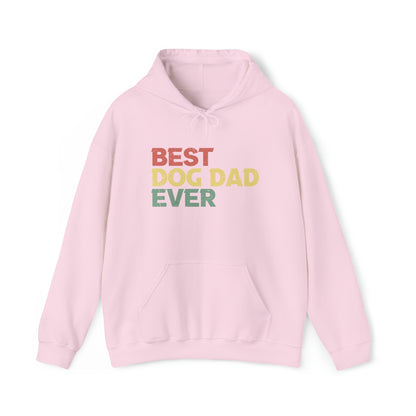 Heavy Blend™ Hooded Sweatshirt "Best Dog Dad ever" Farbe: Pink| Pawzlove