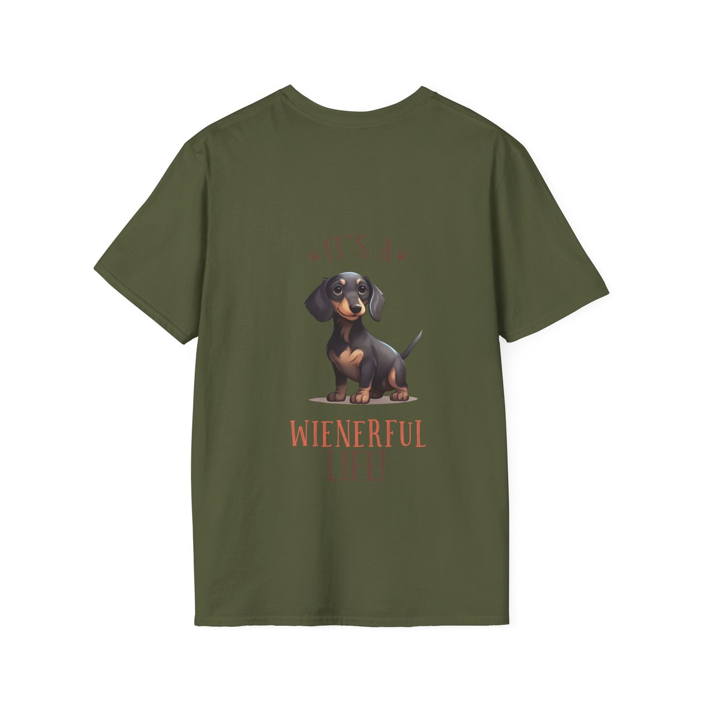 Backprint Softstyle T-Shirt "Wienerful Life"