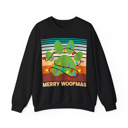 Heavy Blend™ Crewneck Sweatshirt "Merry Woofmas"