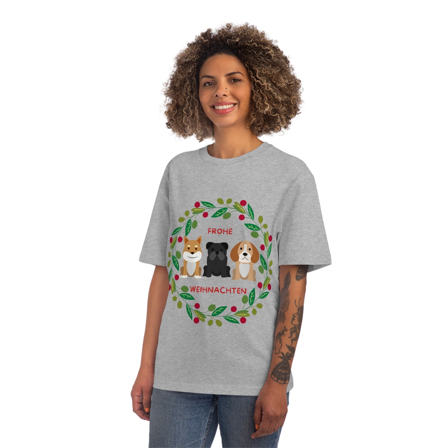 Fuser T-Shirt "Frohe Weihnachten"