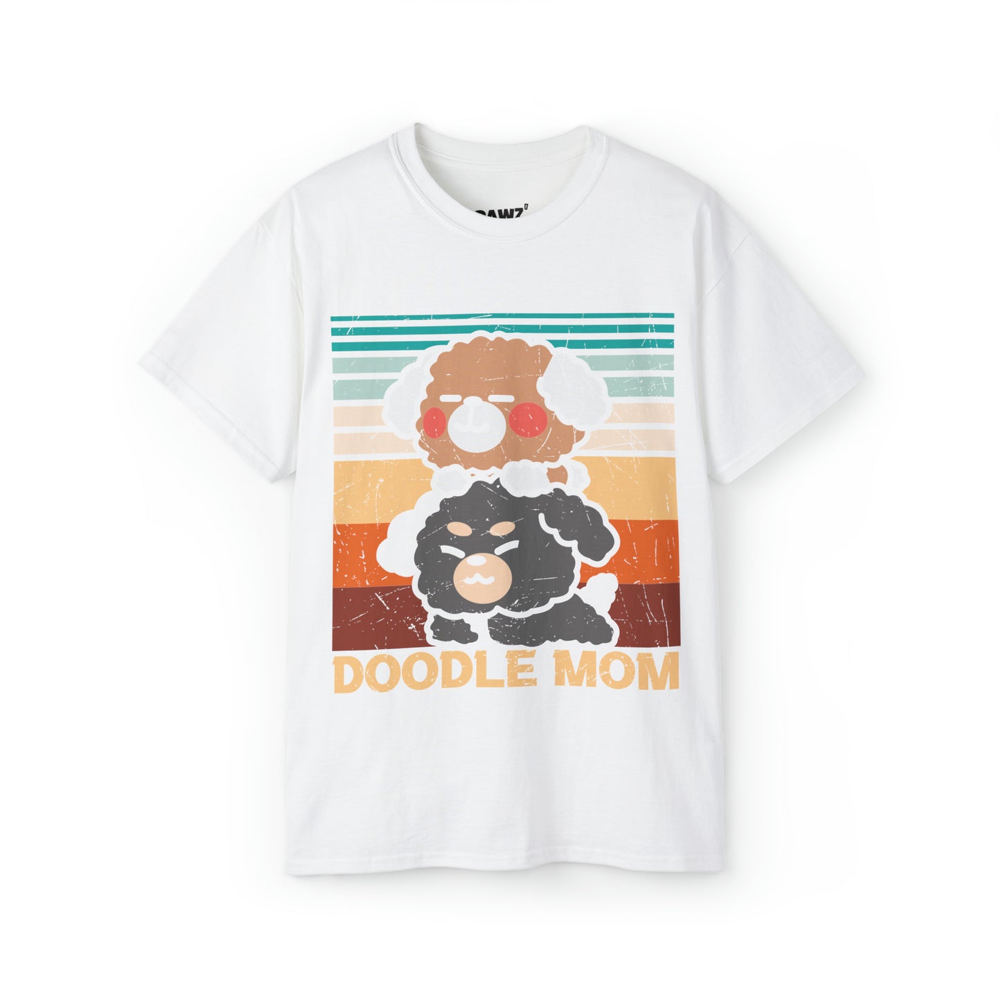 Ultra Baumwolle T-Shirt "DOODLE MOM"