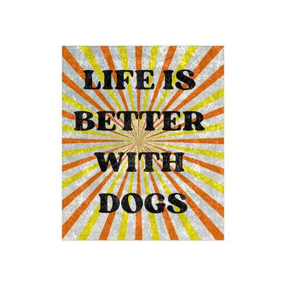 Hundedecke "Life is better with dogs" | Pawzlove