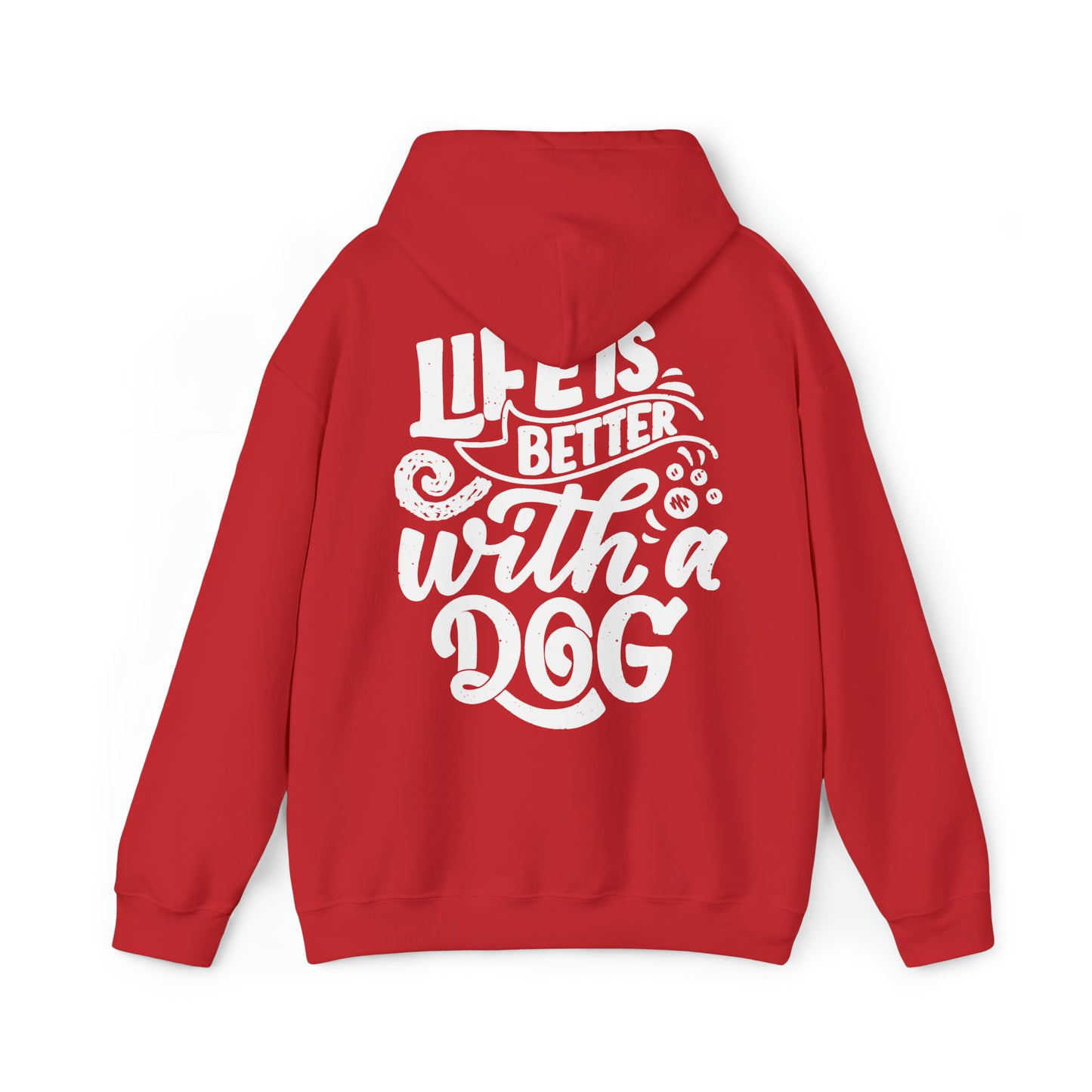 Heavy Blend™ Crewneck Sweatshirt "Life is better with a Dog"