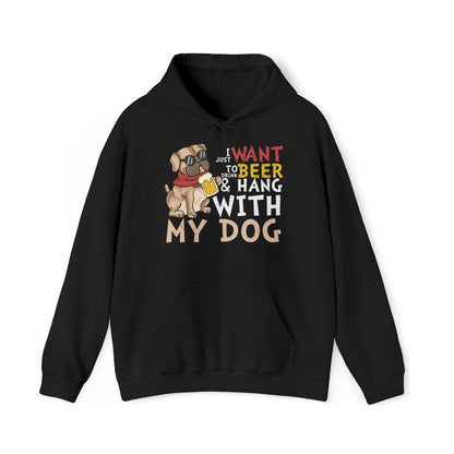 Heavy Blend™ Hooded Sweatshirt "Beer and Dogs"