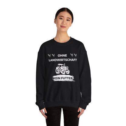 Heavy Blend™ Crewneck Sweatshirt "Ohne Landwirtschaft kein Futter"