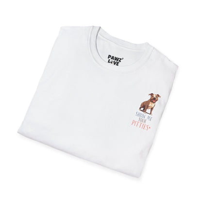 Backprint Softstyle T-Shirt "Pitties"