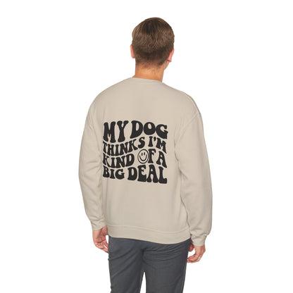 Backprint Heavy Blend™ Crewneck Sweatshirt "Big Deal"