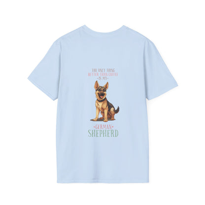 Backprint Softstyle T-Shirt "German Shepherd"