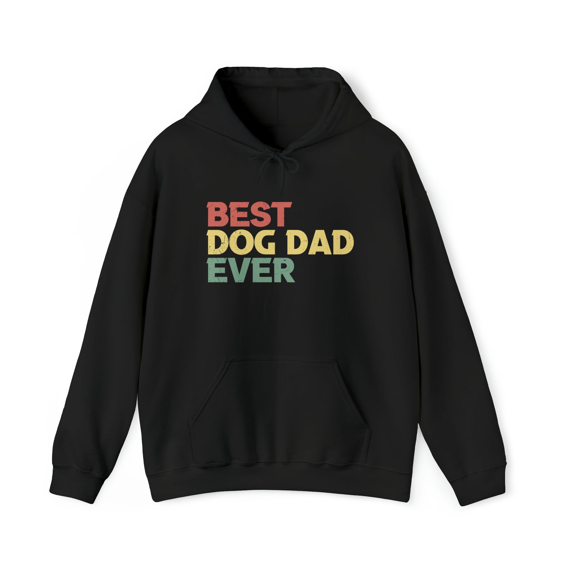 Heavy Blend™ Hooded Sweatshirt "Best Dog Dad ever" Farbe: Schwarz| Pawzlove