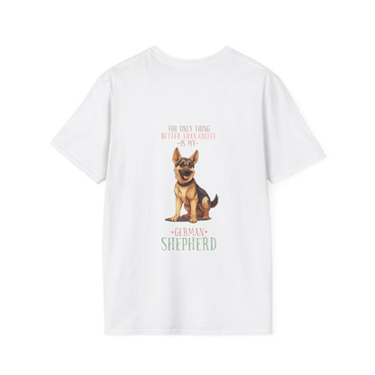 Backprint Softstyle T-Shirt "German Shepherd"