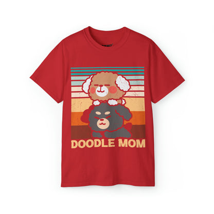 Ultra Baumwolle T-Shirt "DOODLE MOM"