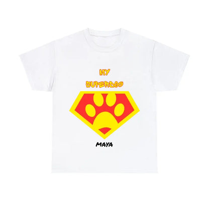 Personalisiertes Ultra Baumwolle T-Shirt "MY SUPERDOG"