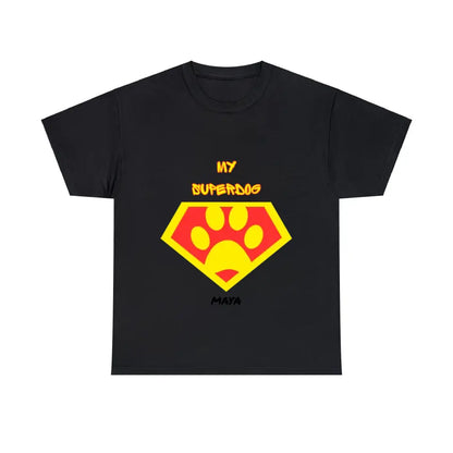 Personalisiertes Ultra Baumwolle T-Shirt "MY SUPERDOG"