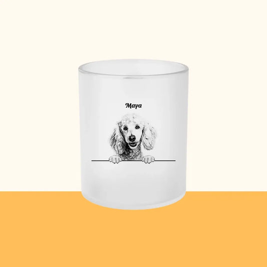 Personalisierte Tasse mit Hund und Name
