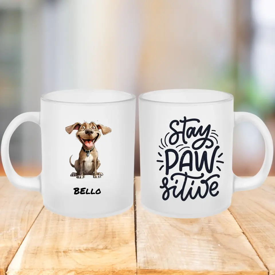 Personalisierte Tasse "Lustiger Hund"