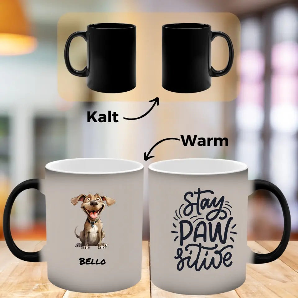 Personalisierte Tasse "Lustiger Hund"