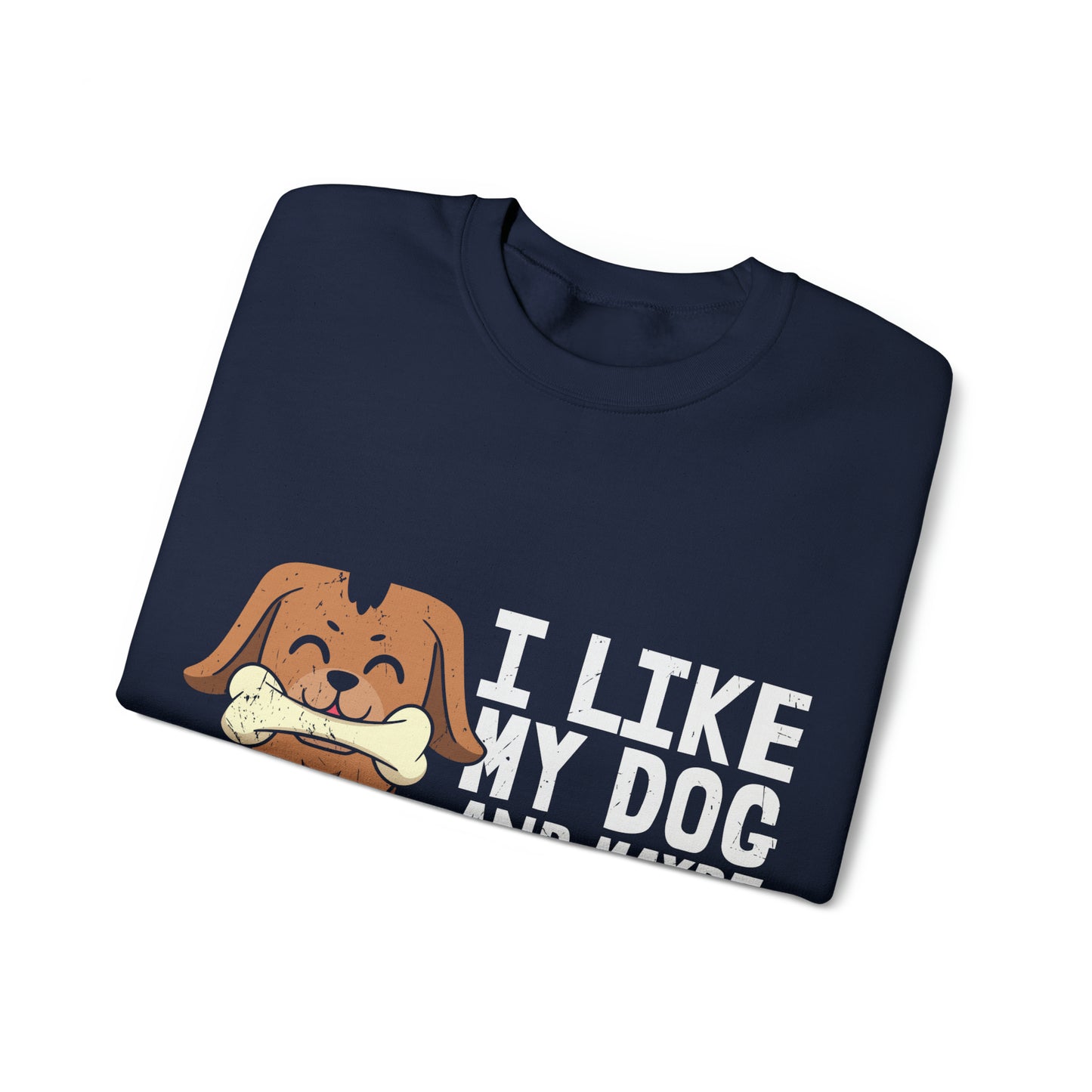 Heavy Blend™ Crewneck Sweatshirt "I like my Dog"