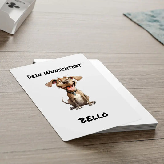 Personalisiertes Kartenspiel "Lustiger Hund" | Pawzlove